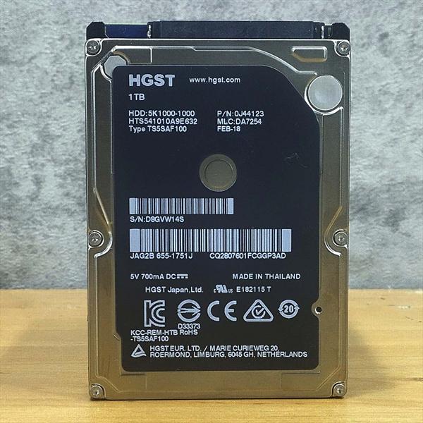 هارد لپ تاپ برند هیتاچی HDD LAPTOP HITACHI 1TB  -  استوک (سلامت 95 به بالا )